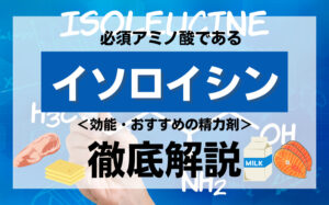 【成分解説】必須アミノ酸のイソロイシンとは?効能・おすすめの精力剤などを解説